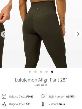 Lululemon Align™ Pant 28”